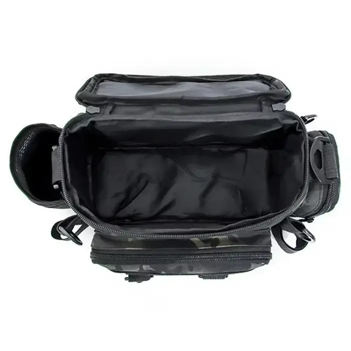 Sac multifonction pêche avec porte-canne portable - Sac à bandoulière pour sports outdoor