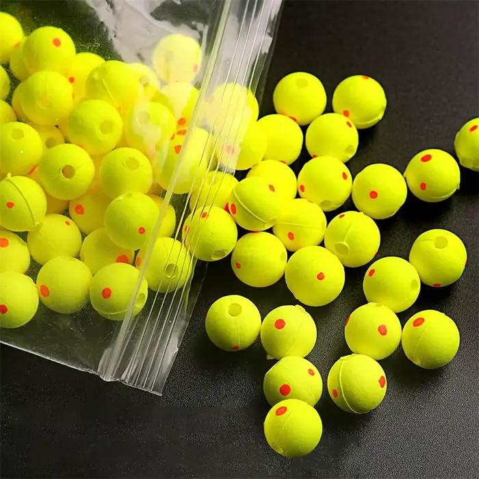 Flotteurs bicolores EPS 20PCS - Billes de flottaison ultra-légères pour pêche fine et précise
