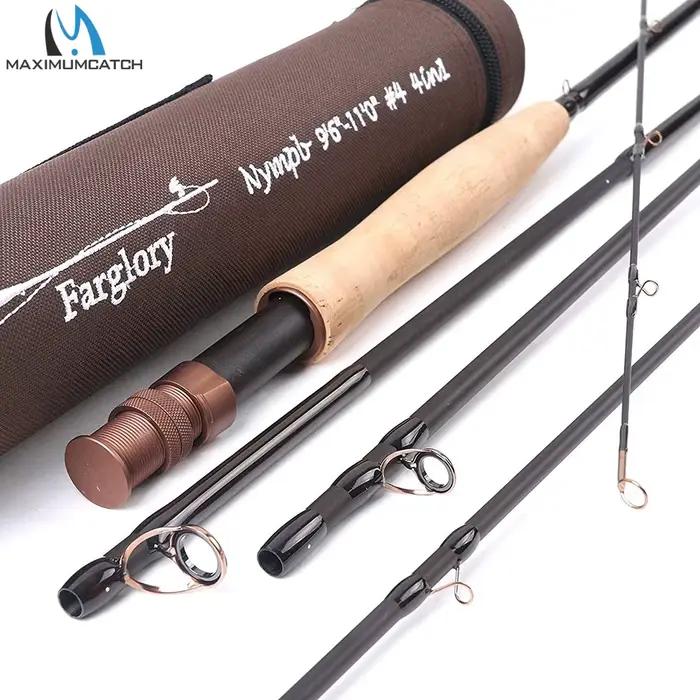 Canne nymphe Maximumcatch Farglory 9-11FT 3-5WT medium-fast avec rallonge pour pêche truite en rivière