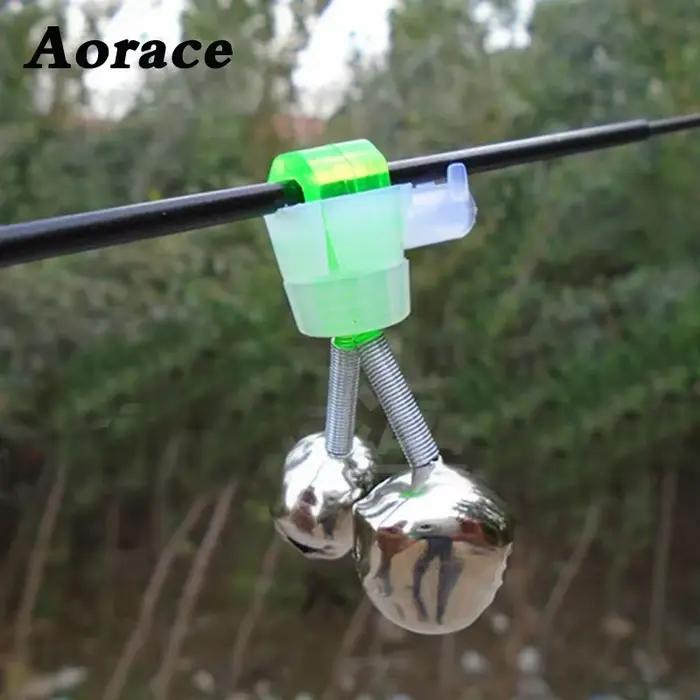 Lot de 5 clochettes de pêche avec clips Aorace - Accessoires alarme de touche pour carpe et pêche sportive
