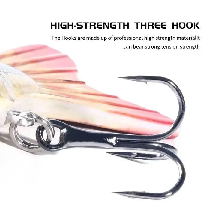 Leurre de pêche leurre dur crankbait 6 segments articulés 10cm 17.5g, appât nageur coulant, lot de
