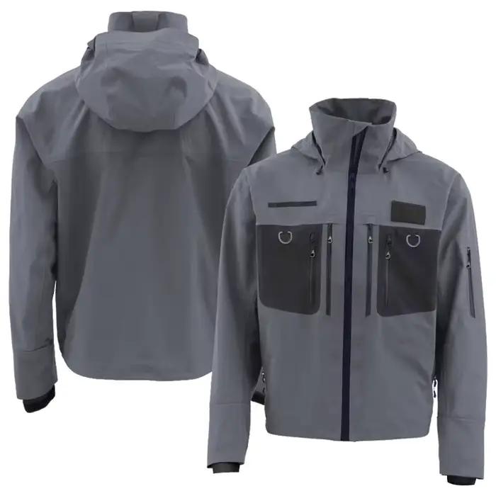 Veste de pêche imperméable respirante tactique pour la pêche à la mouche et le kayak