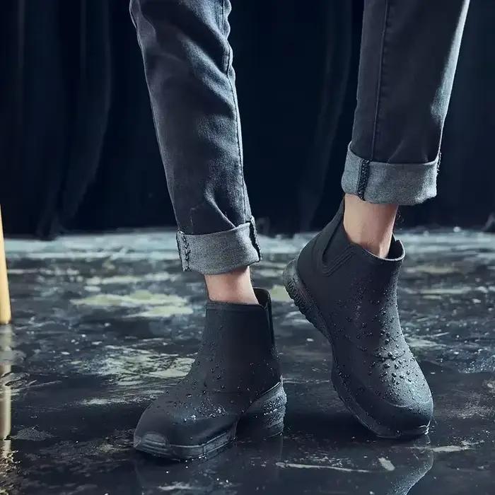 Bottes de pêche mode 2025 imperméables cheville plateforme pour couple été
