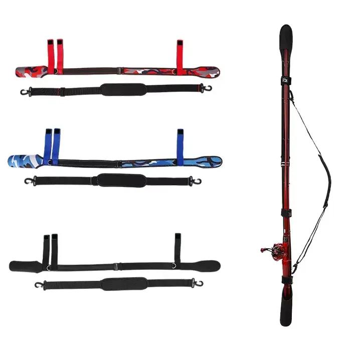 Ceinture porte-canne pêche 90-160cm avec étui protecteur - Accessoire de transport portable pour matériel