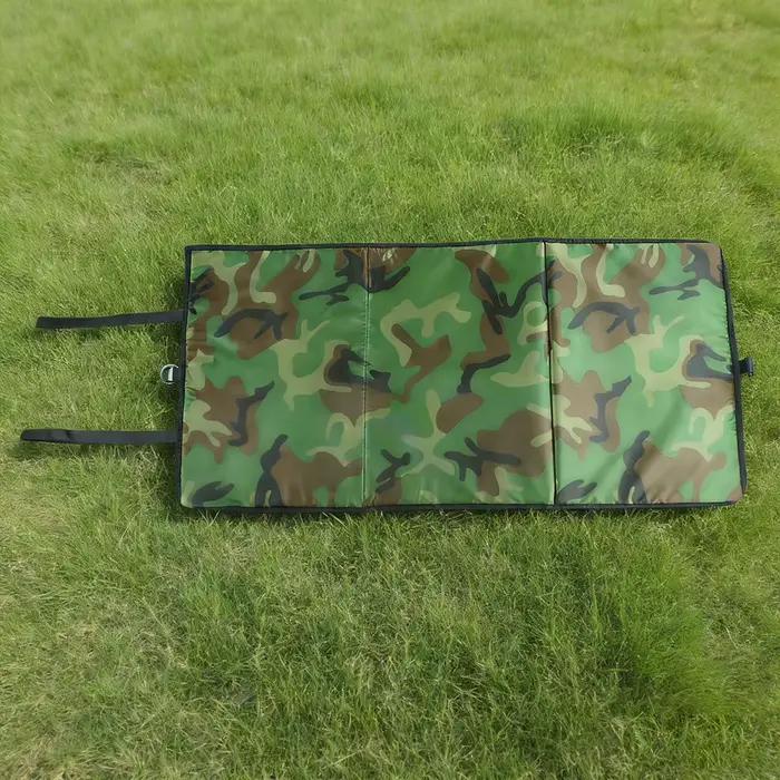 Tapis de décrochage pêche pliable rembourré - Équipement complet pour pêcheur et carpiste