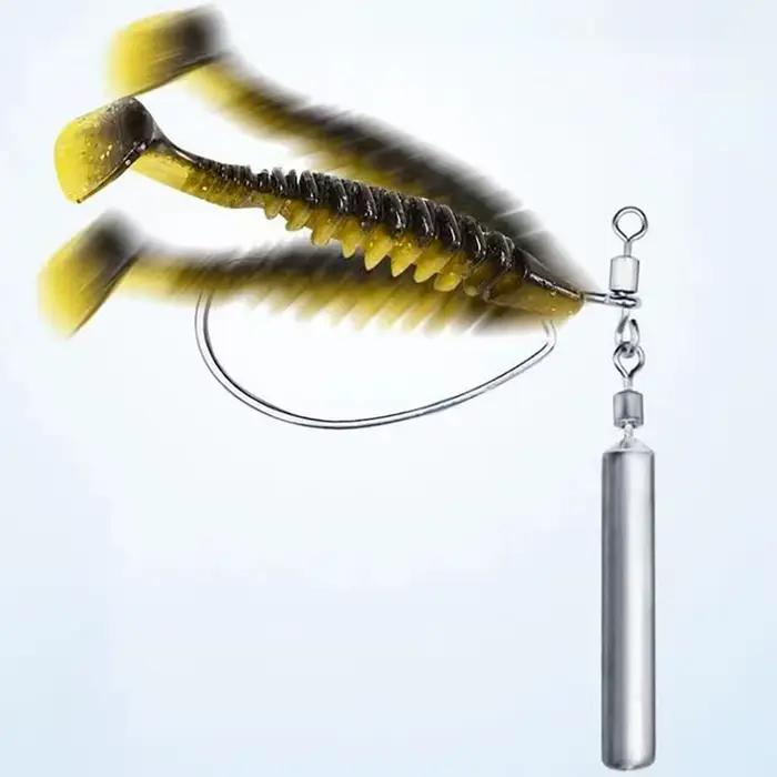 Plombs de pêche effilés 3.5g à 10g, 10 pièces avec émerillon pour lancer et jigging