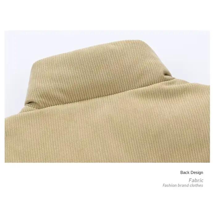 Gilet homme col montant sans manches pêche automne hiver coupe-vent chaud veste sport décontractée
