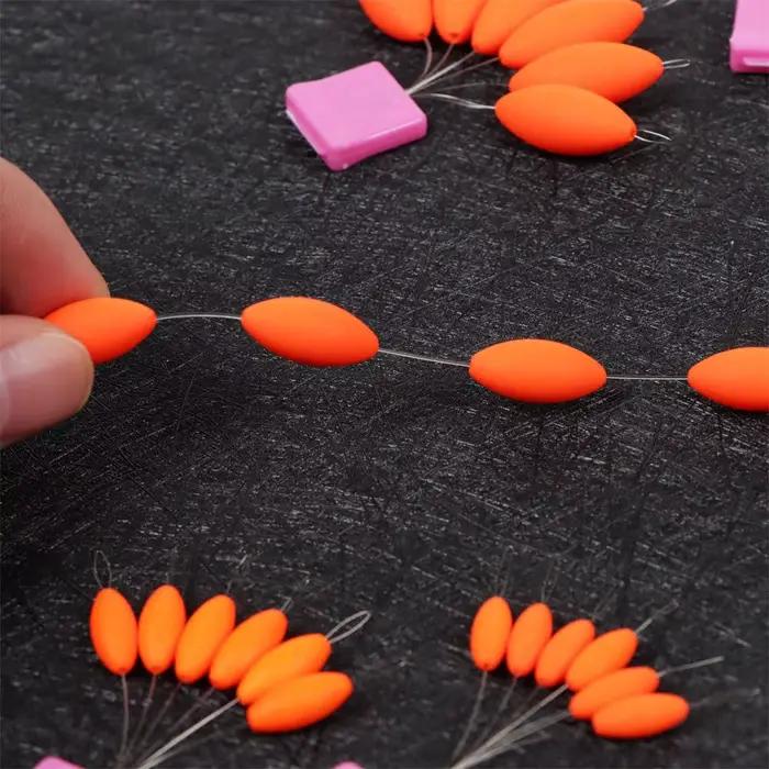 Flotteur de pêche professionnel olive 7 pièces durable pour carassin et carpe ligne groupe