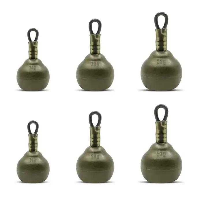 3 plombs pêche pour carpe - Accessoires de pêche poids adaptés pêche à la carpe