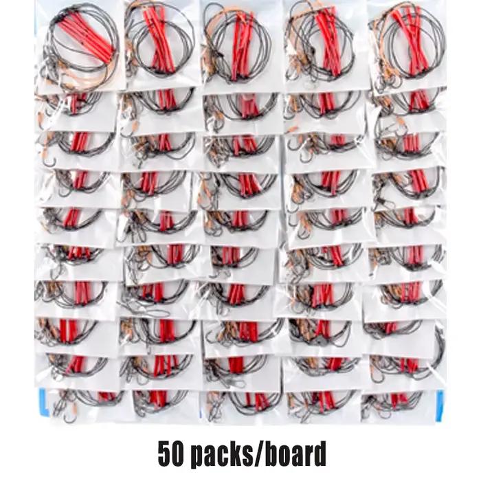Hameçon acier carbone avec 5 petits hameçons swivel rigs pêche fond ksbing astring of hooks