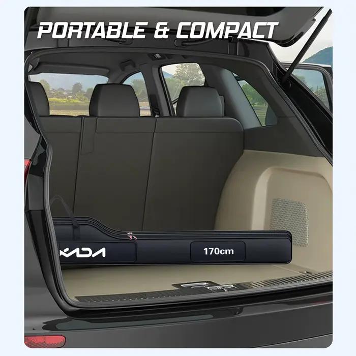Sac transport pêche Lixada 190cm pliable pour cannes moulinets et accessoires
