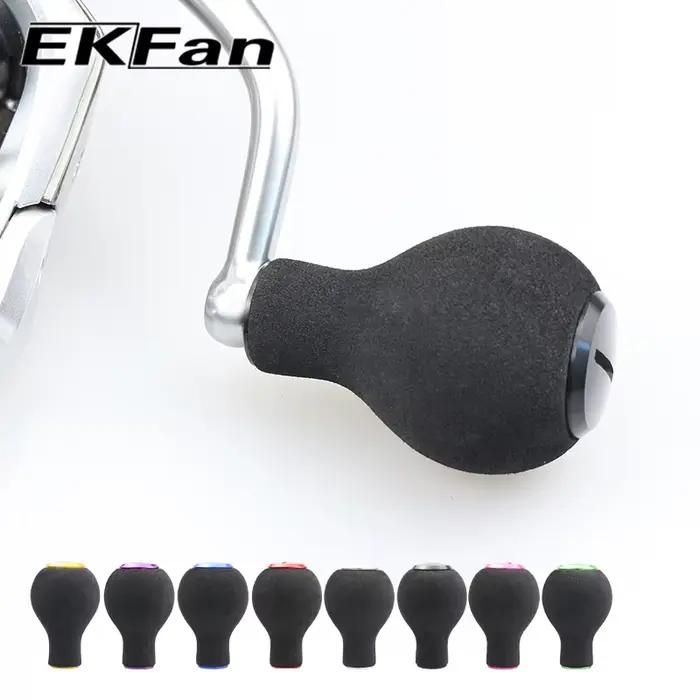 Poignées EKFan EVA pour moulinets Dawa Shimano - Forme gourde ergonomique pour pêche au lancer