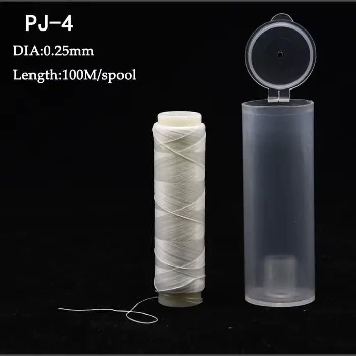 Fil élastique invisible PJ haute résistance pour appâts de pêche en mer - Bobine polyester