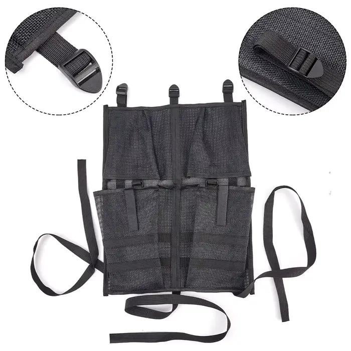 Sac de rangement sous siège pour kayak - Poche organisation en mesh pour outils de pêche