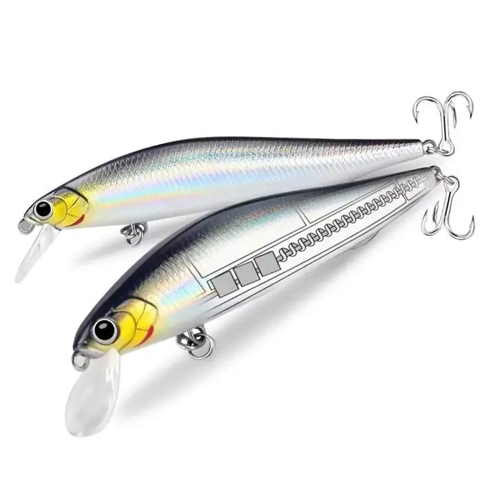 Leurre sinking minnow 14g avec système magnetic boost pour pêche carpe et carnassiers - long shot wobbler