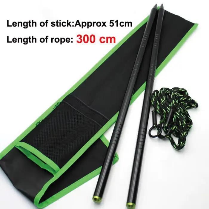 Bâtons de mesure de distance en aluminium pour pêche à la carpe enrouleur de ligne de pêche avec précision pour spot casting et équipement de pêche