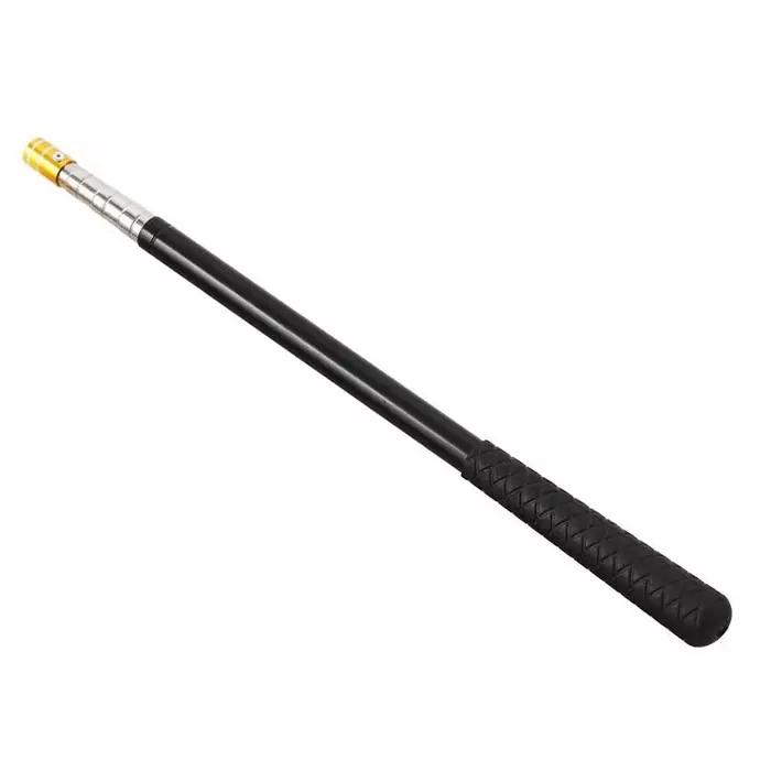 Manche filet pêche en acier inoxydable télescopique - Perche réglable et robuste pour installation facile