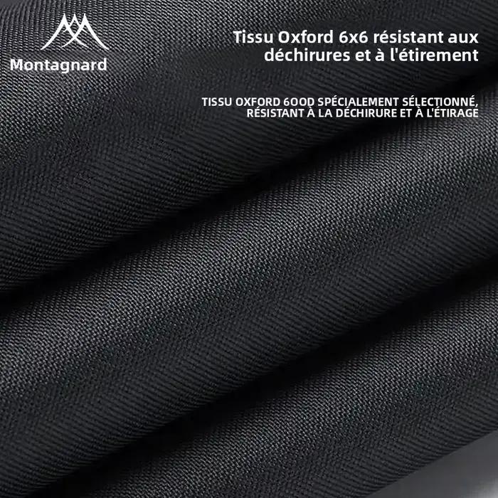 Chaise de camping pliante avec dossier et housse de transport en tissu Oxford pour pêche pratique