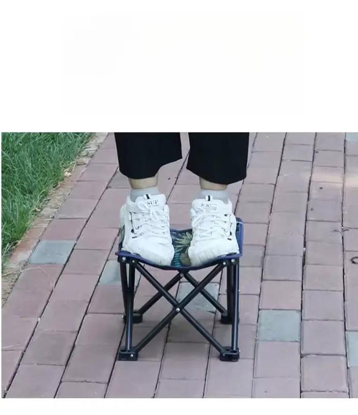 Petit tabouret pliant multifonction Maza pour pêche croquis et plage portable