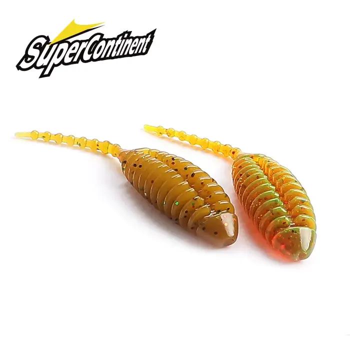 Queue souple Supercontinent CHORO 50mm - Leurre artificiel pour pêche des carnassiers en eau douce