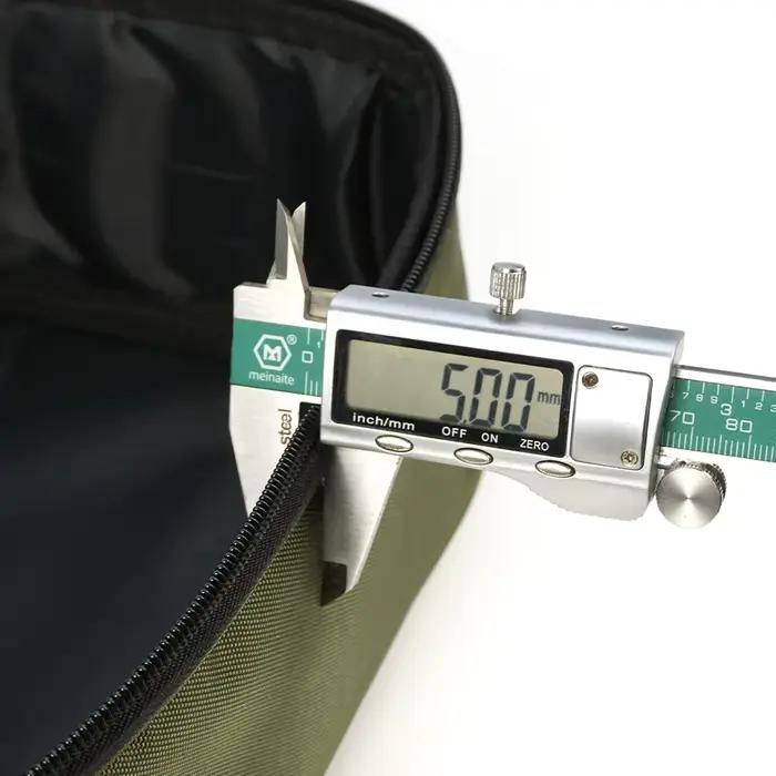 Sac de pêche carpe PVC Oxford Hirisi, rangement canne, moulinet et leurres, organisateur accessoires