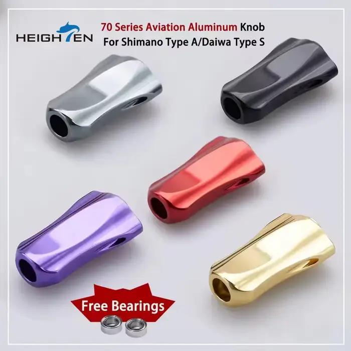 Poignée HEIGHTEN 21mm aluminium pour moulinet Shimano Type A Daiwa Type S 1000-3000 - Accessoire pêche