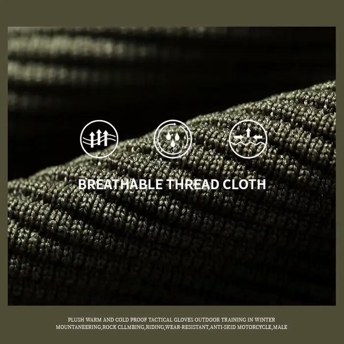 Gants tous doigts pêche homme robustes respirants résistants tactiques anti-dérapage
