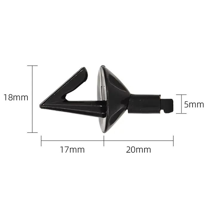 20 pièces boucliers appâts impact pêche mer - Support appât clip plastique décrochage facile