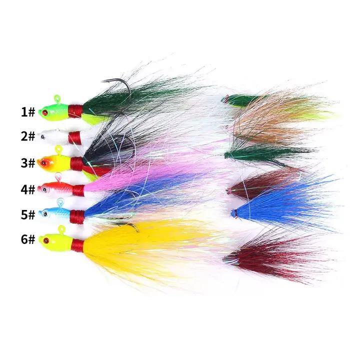 Leurre de pêche Jig Head Wobbler en acier au carbone pour brochet, perche et carpe occasionnels sorties en mer et eaux douces