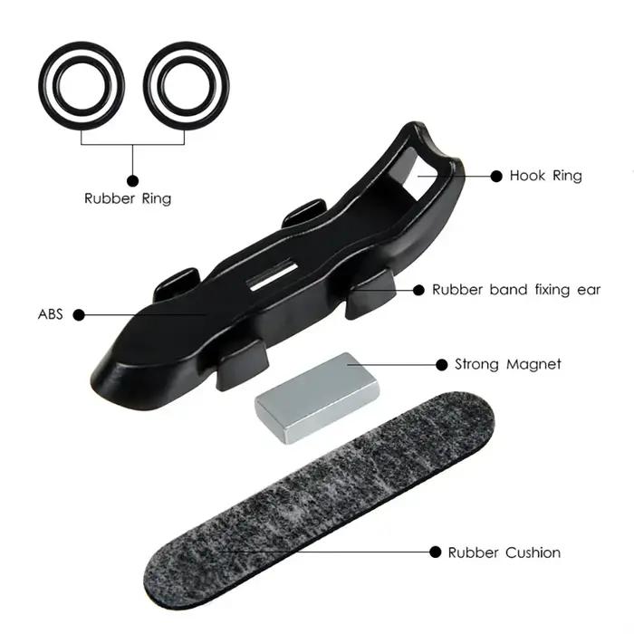 Porte-leurres magnétique 1-5 pièces sécurité canne à pêche support appâts accessoire pêche