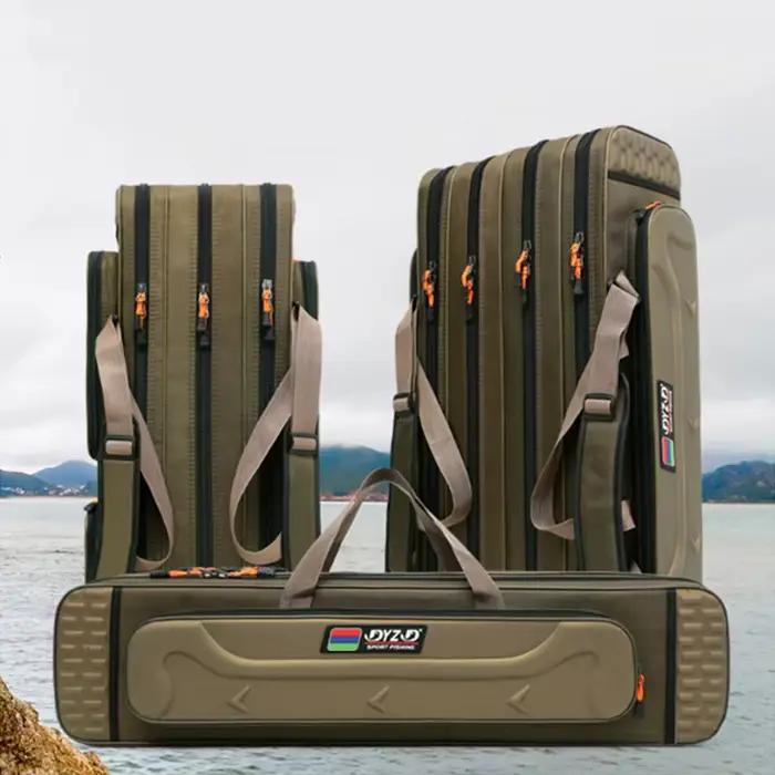 Sac de pêche multifonction 2/3/4 couches 80-120cm pour canne, moulinet et leurres - XA153G