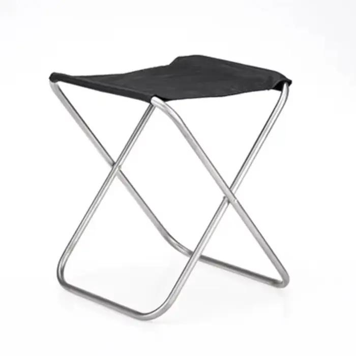 Tabouret de pêche KEITH titane ultraléger 325g - Chaise pliante camping extérieure anti-rouille haute résistance
