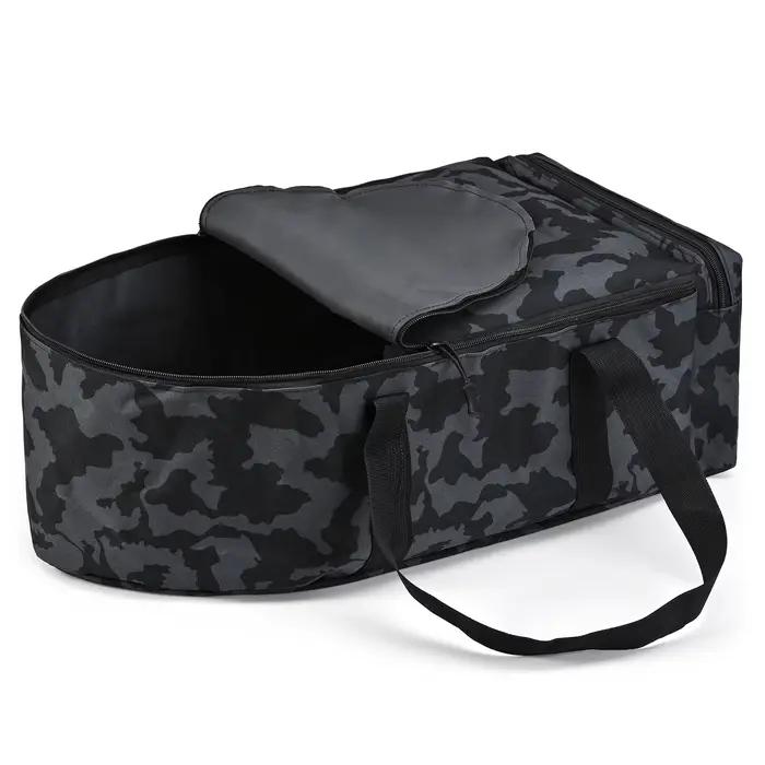 Grand sac transport bateau appâts pêche capacité XL imperméable 1000D Oxford pour bateau amorce