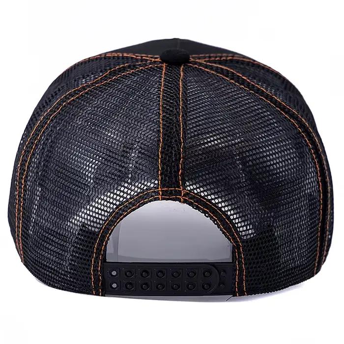 Casquette trucker pêche sportive mesh respirante grand logo poisson pêcheur été snapback décontracté occasionnels