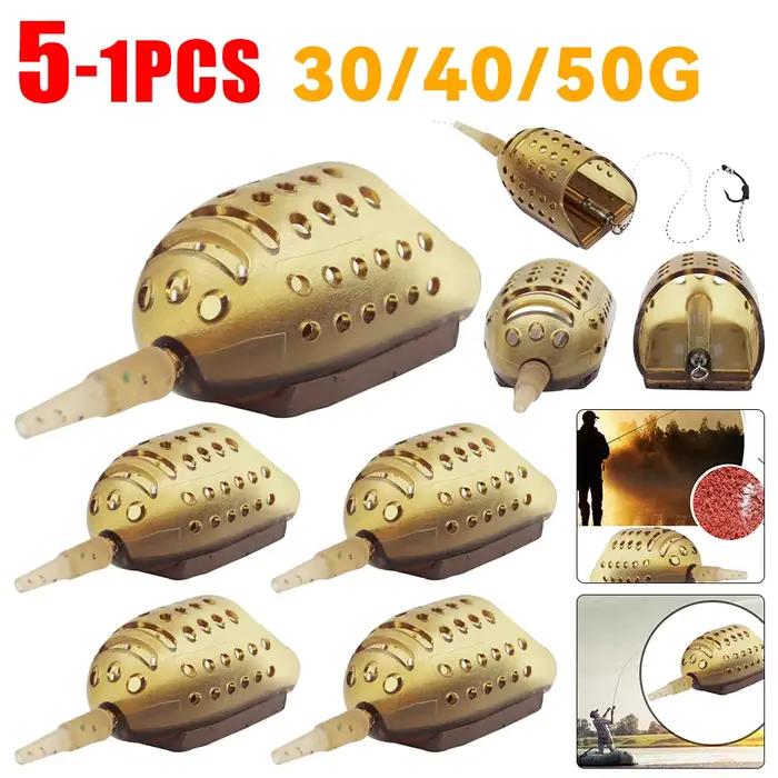 Lance-appâts feeder pour carpe 30/40/50g - 1 à 5 pièces - Outil pratique de pêche au feeder