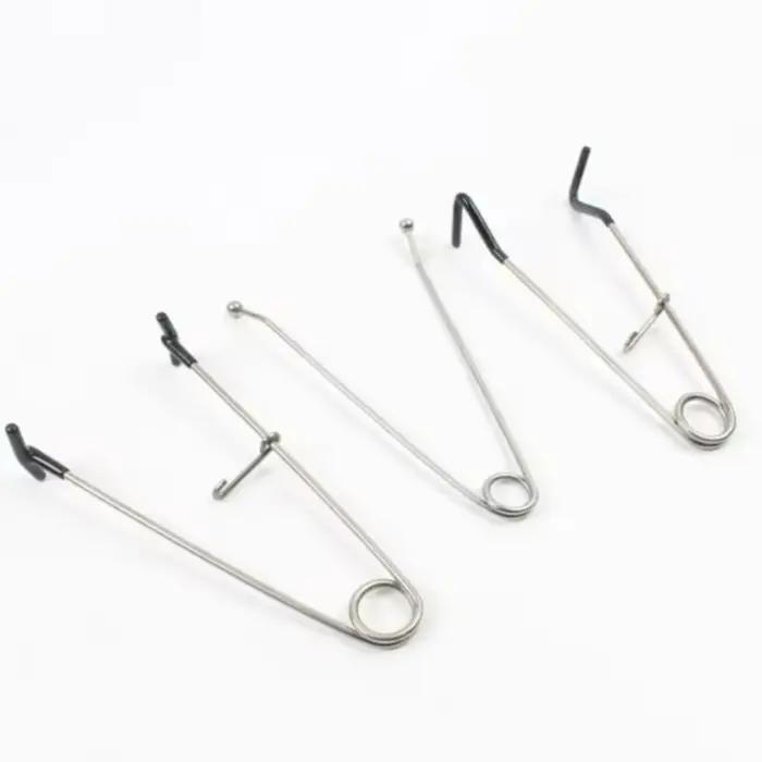 Décrocheur en acier inoxydable avec écarteur de mâchoire - Outil pêche portable pour décrocher les poissons