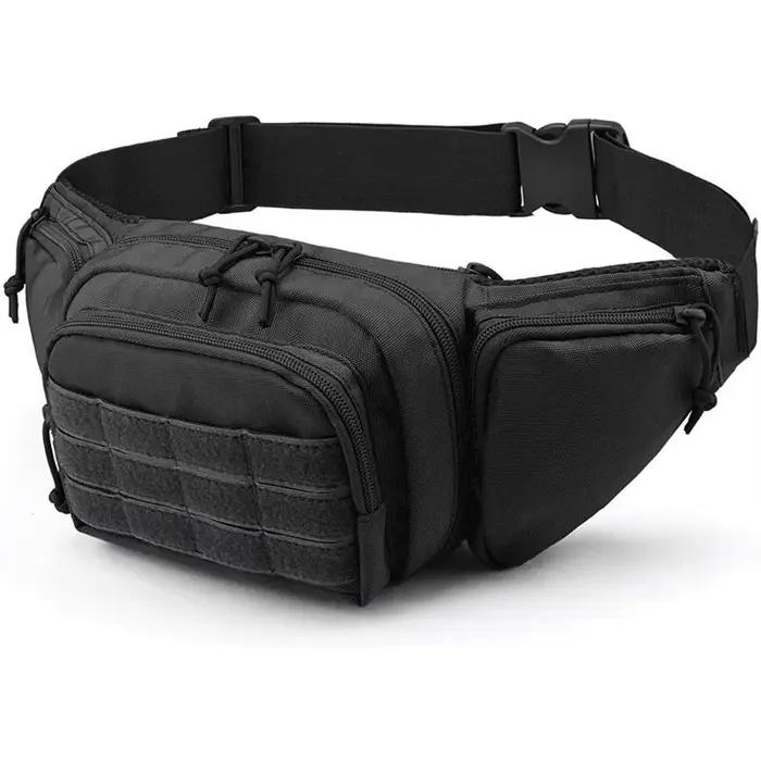 Sac ceinture invisible multifonction hommes pêche rangement outils extérieur