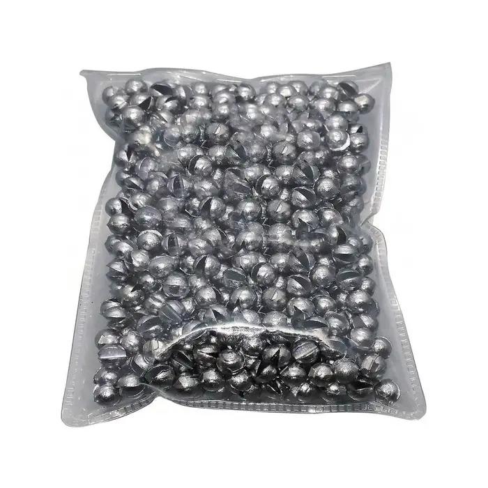 Plombs de pêche divisés amovibles 100 pièces, plombs ronds pour ligne avec plombée progressive et pêche fine