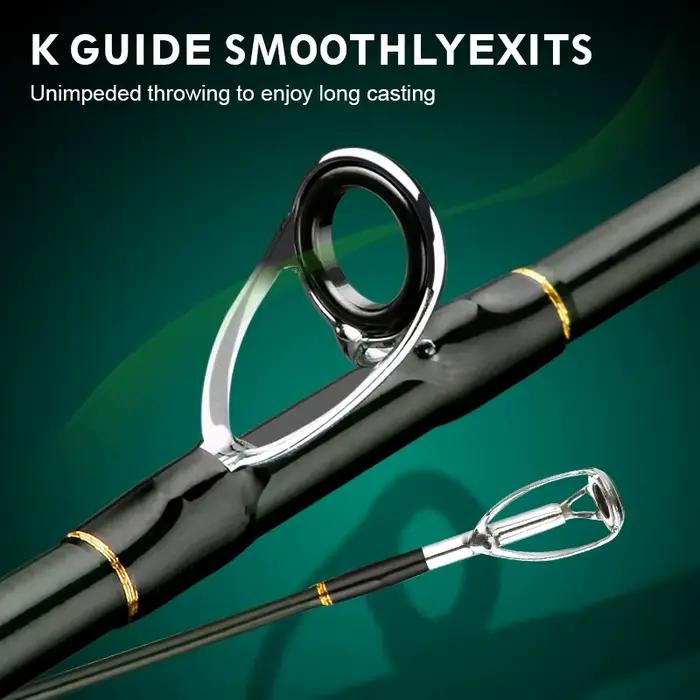 Canne Pêche Voyage CEMREO 1.8m 2.1m 2.4m Carbone Portable Spinning Casting | Tackle Qualité