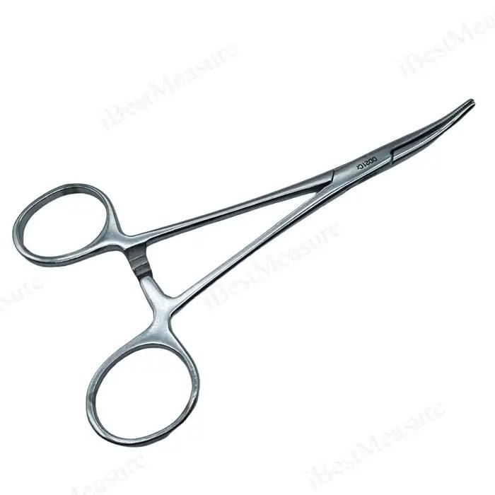 Pince hémostatique chirurgicale en acier inoxydable pour pêche - Pince à bec courbe/droit multifonction