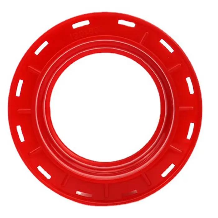 Bobine circulaire pour enroulement fil de pêche 120x80mm avec poignée plastique et anneau de guidage