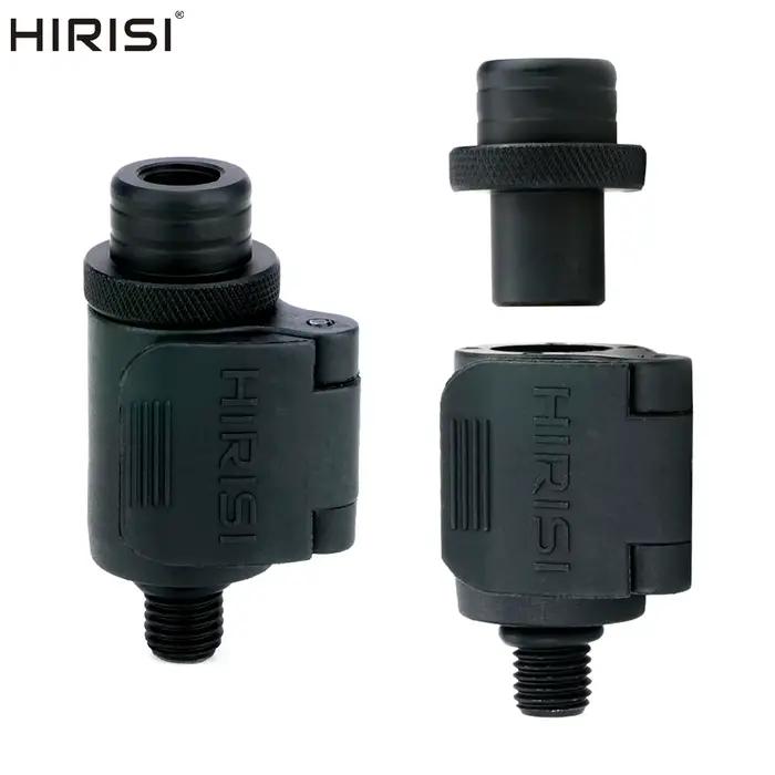 2 connecteurs rapide changement aluminium Hirisi pour alarmes carpe rod pod tiges rive