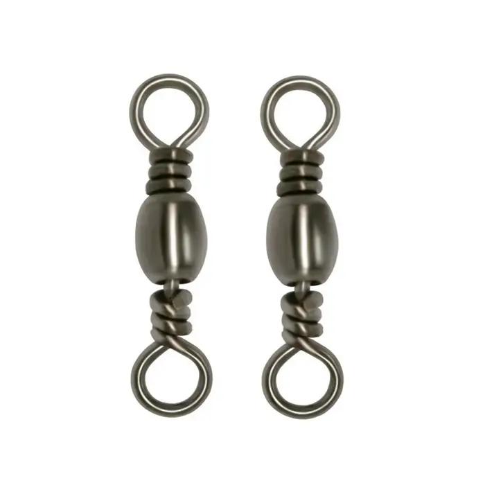 Barrel Swivel en Acier Carbone 100 Pièces pour Pêche en Mer - Connecteurs Hameçons et Accessoires