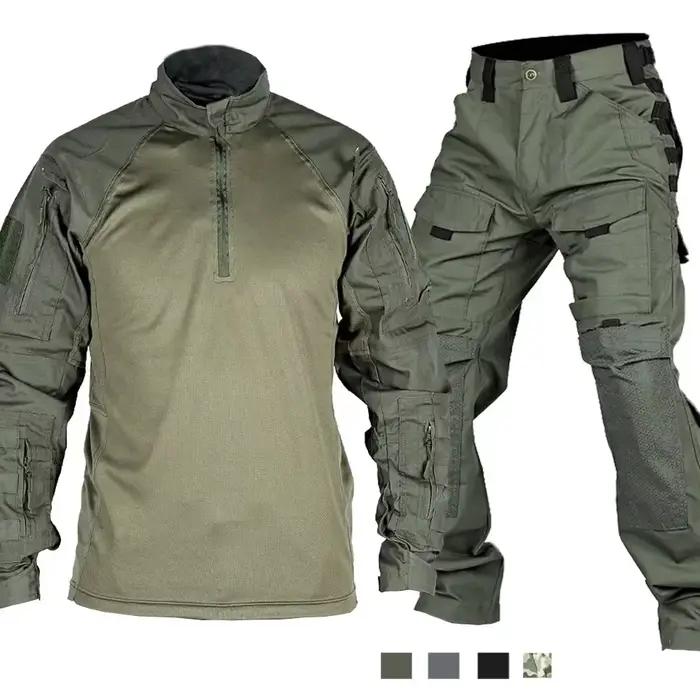 Ensemble pêche rapide séchage - Tenue camouflage ripstop pour pêche active