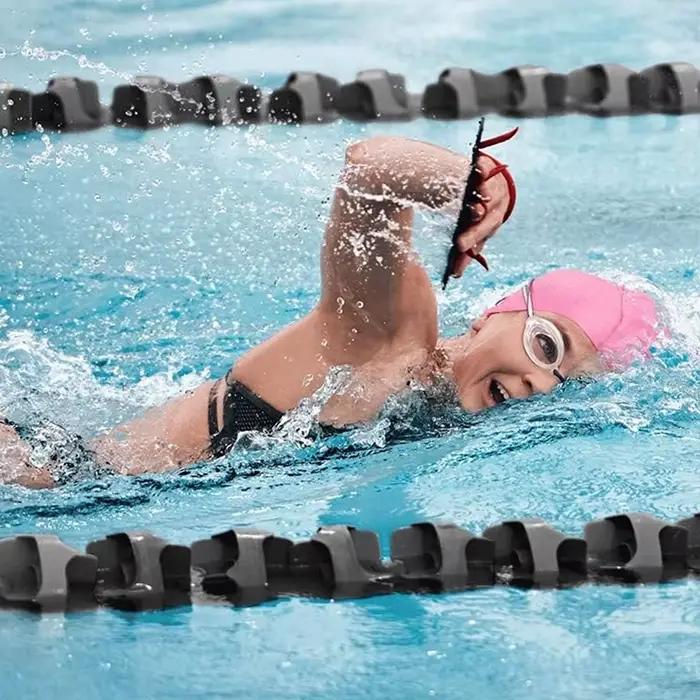 Lunettes de natation professionnelles HD anti-buée étanches - Verres silicone ajustables pour hommes et femmes