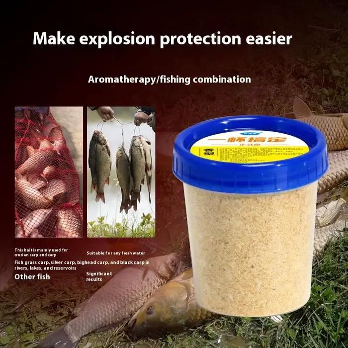 Appât en poudre pour pêche carpe et carassin - mélange attractif efficace à mélanger