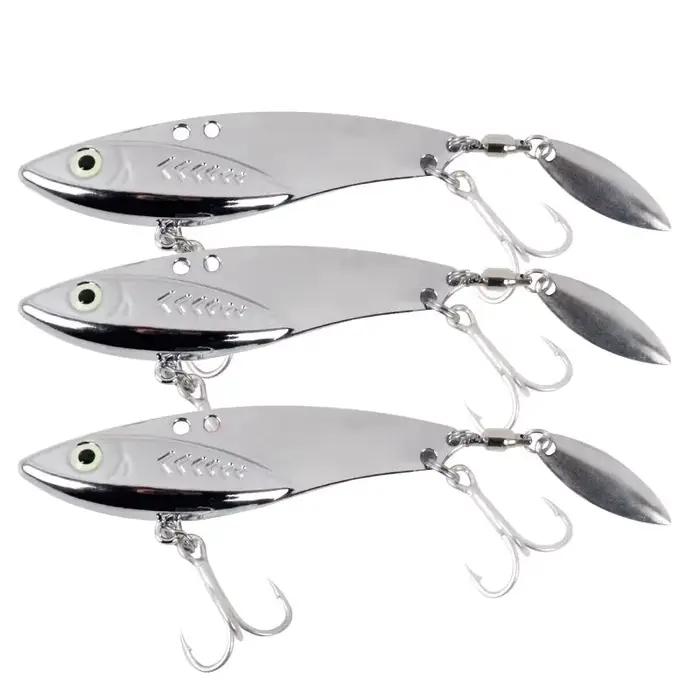 Leurre métal VIB zinc 5g à 30g pour pêche longue distance en eau douce et mer