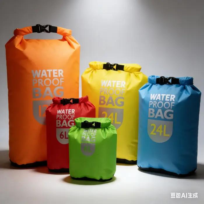 Sac étanche flottant 6 à 24 litres pour rafting kayak randonnée aquatique voile navigation