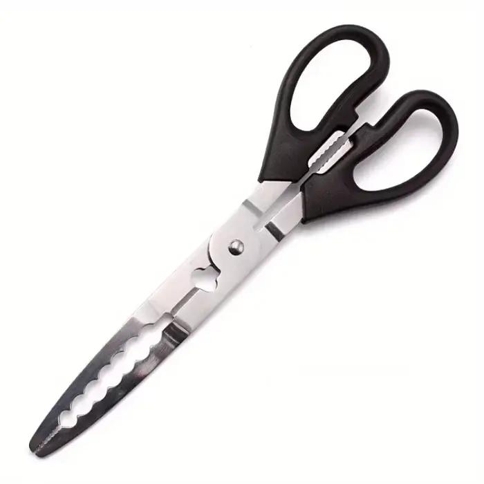 Pince de pêche longue multifonction avec coupe-fil et pince à crabes en acier inoxydable