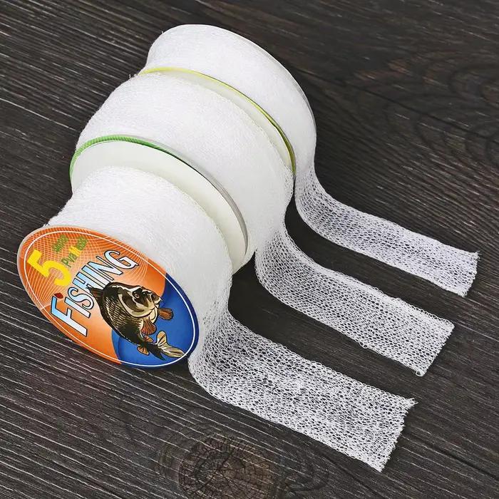 Filet soluble PVA 5M pour pêche à la carpe - Diamètres 25/37/44mm, emballage d'appâts qui se dissout dans l'eau
